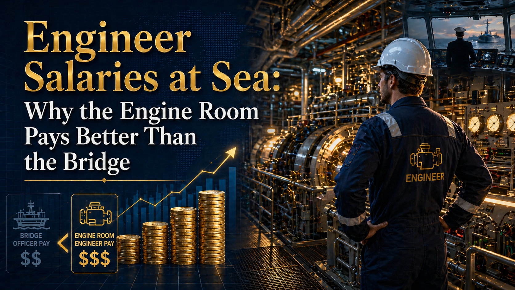 Read more about the article Engineer Salaries at Sea: Why the Engine Room Pays Better Than the Bridge