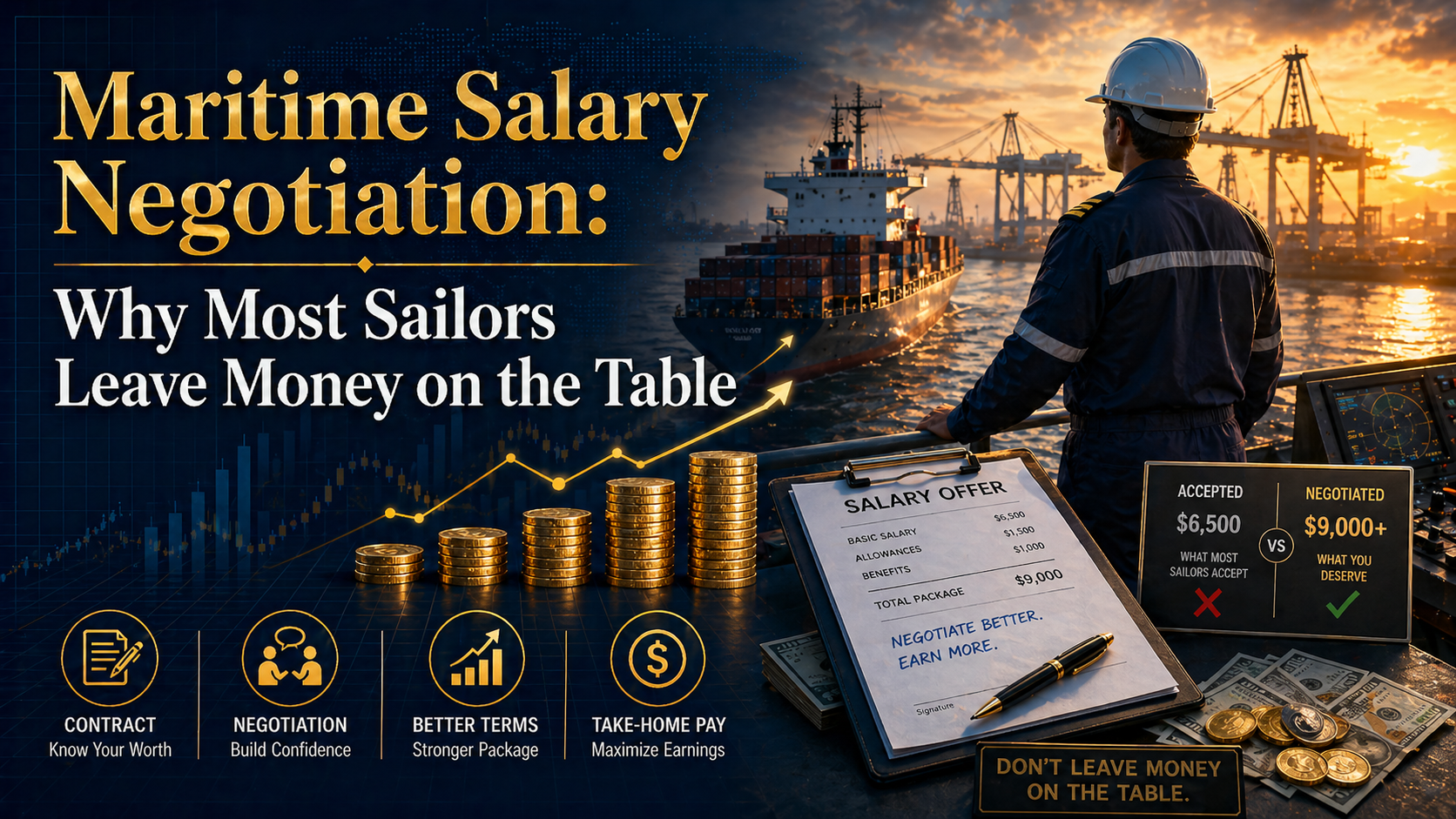 Read more about the article Maritime Salary Negotiation: Why Most Sailors Leave Money on the Table