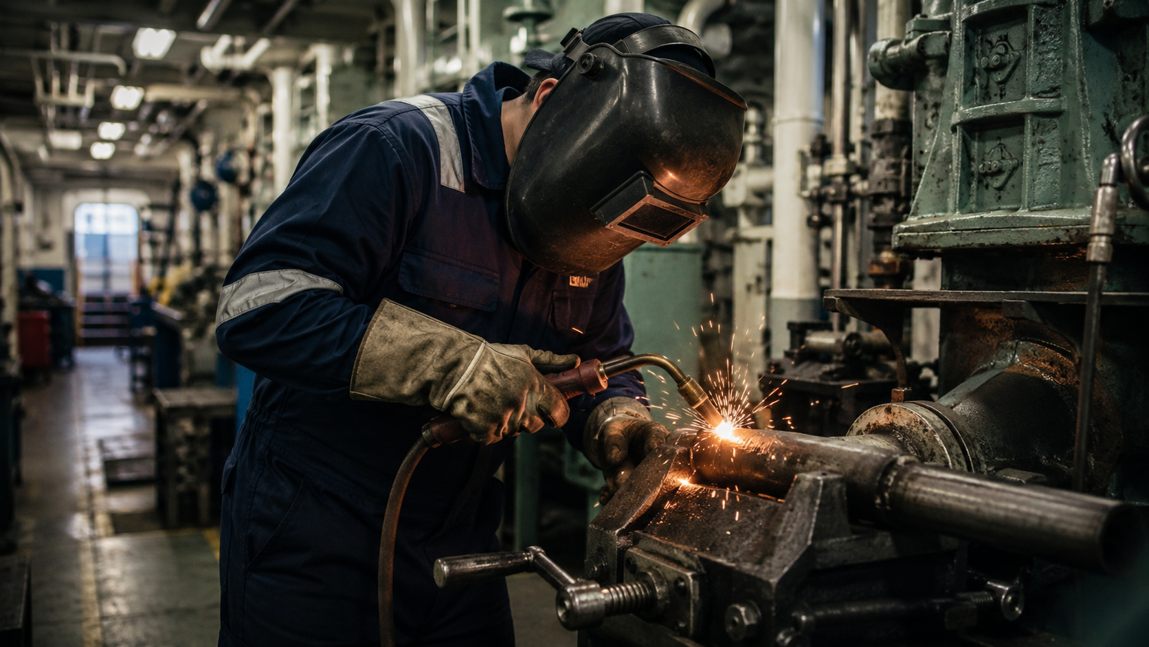 Read more about the article Fitter and Welder Sea Jobs: The Engine Department Rating Nobody Talks About Enough